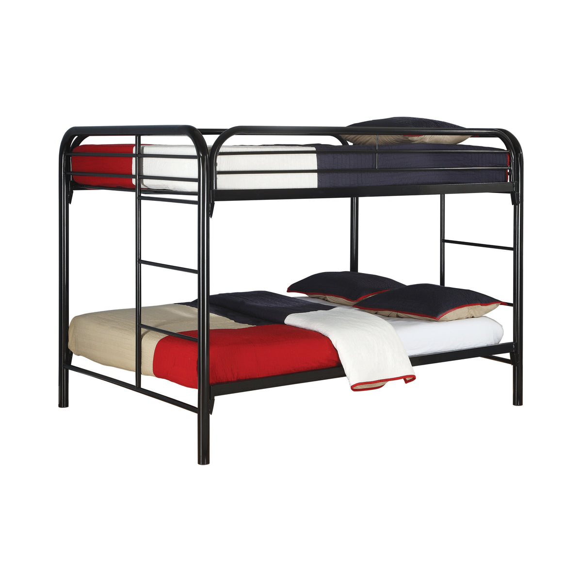 Coaster Morgan Full over Full Bunk Bed Black Model 460056K