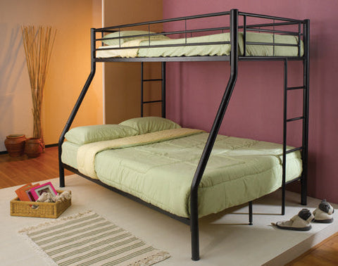 Coaster Hayward Twin over Full Bunk Bed Black Model 460062B