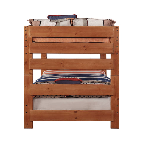 Coaster Wrangle Hill Full over Full Bunk Bed Amber Wash Model 460096