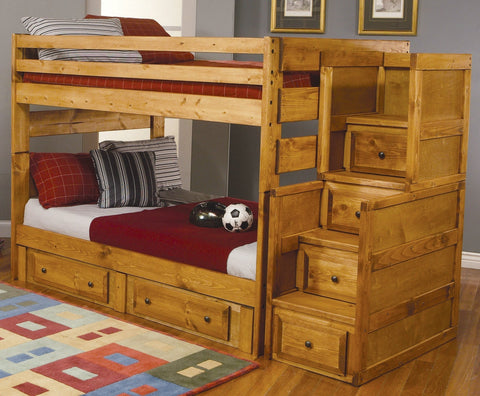 Coaster Wrangle Hill 2-drawer Under Bed Storage Amber Wash Model 460097