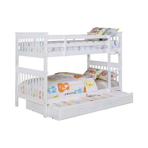 Coaster Chapman Twin over Twin Bunk Bed White Model 460244N