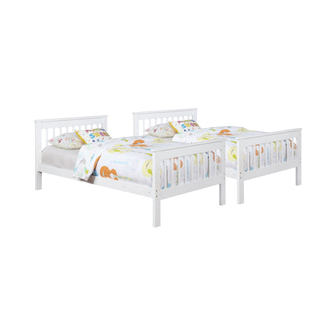 Coaster Chapman Twin over Twin Bunk Bed White Model 460244N
