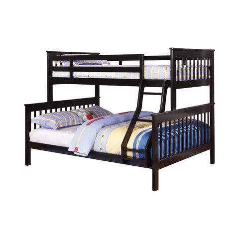 Coaster Chapman Twin over Full Bunk Bed Black Model 460259