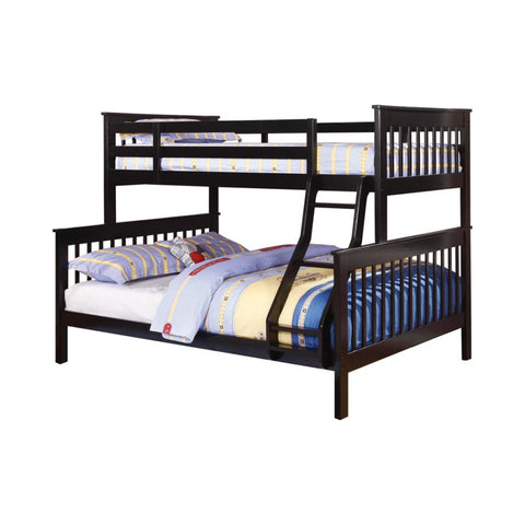 Coaster Chapman Twin over Full Bunk Bed Black Model 460259