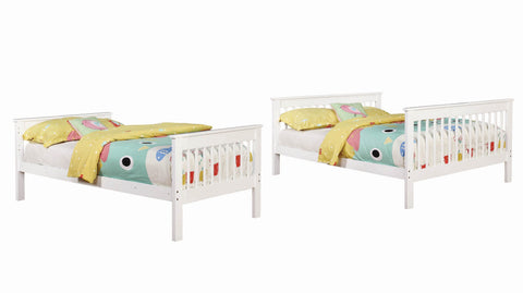 Coaster Chapman Twin over Full Bunk Bed White Model 460260