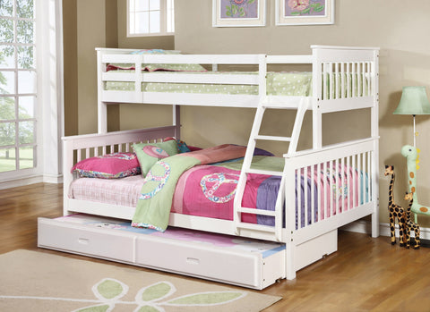 Coaster Chapman Twin over Full Bunk Bed White Model 460260