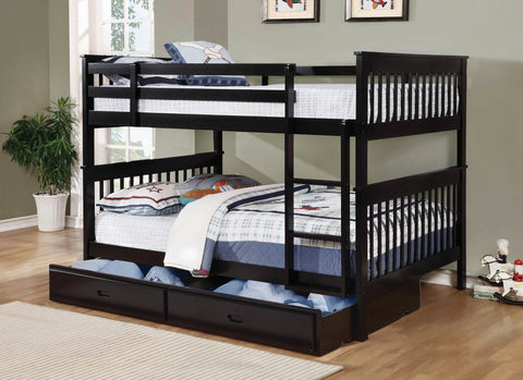 Coaster Chapman Full over Full Bunk Bed Black Model 460359