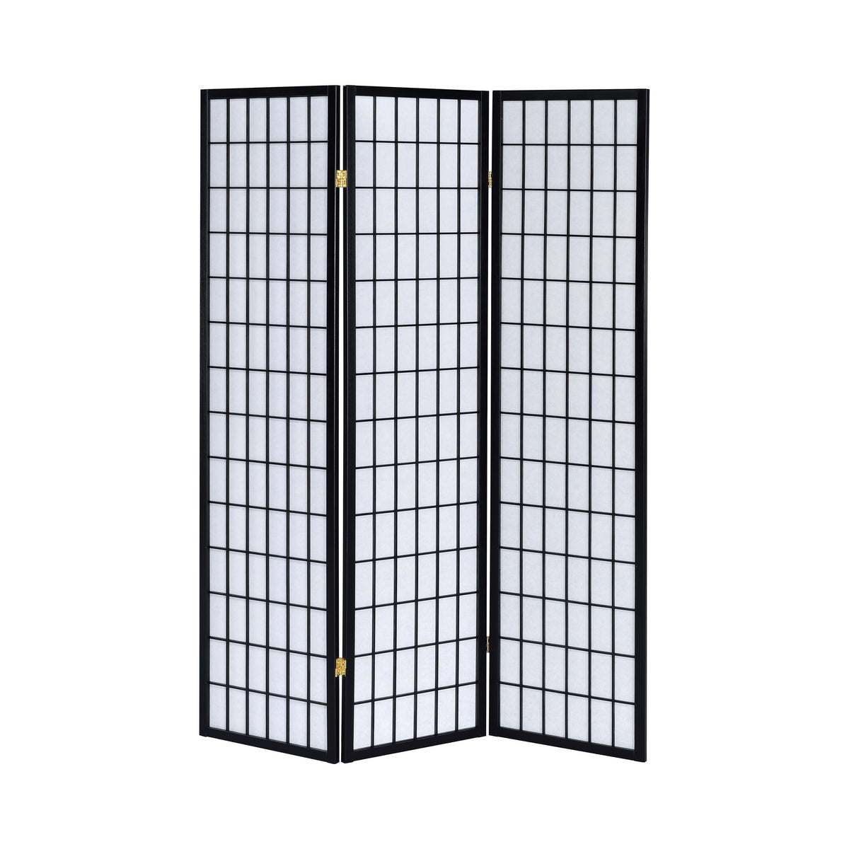 Coaster Carrie 3-panel Folding Screen Black and White Model 4622