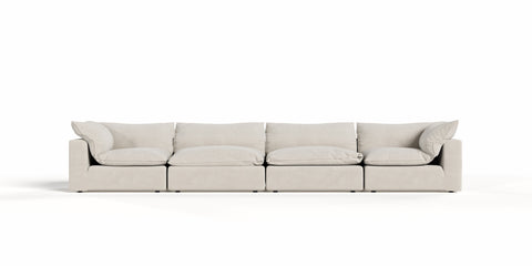 Divani Casa Garman Modern Light Grey Modular Sectional Sofa 4 Piece Sectional Model VGKKKF2651-MOD-GRY-SECT-4-Piece Sectional