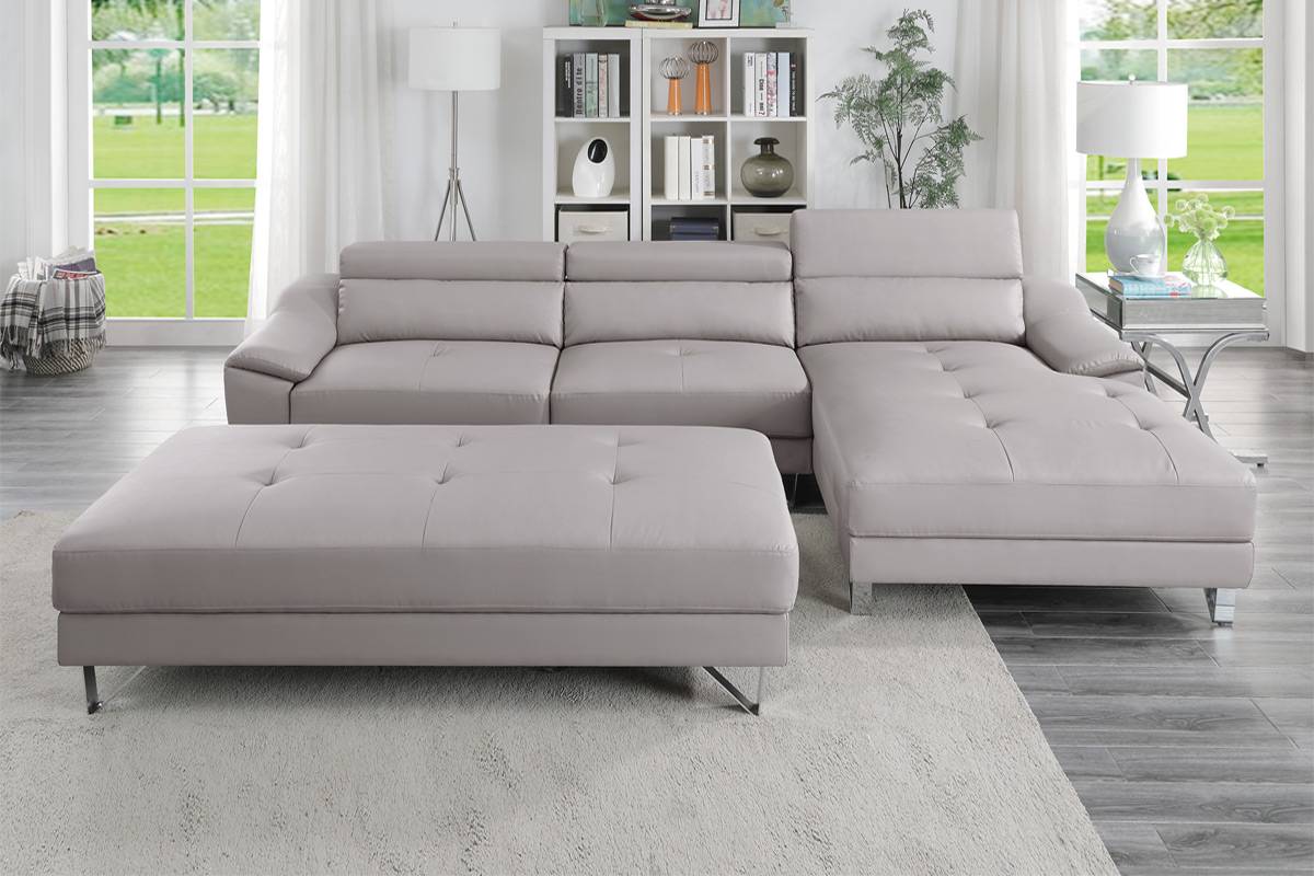 2 Piece Sectional Set Model F8814 By Poundex Furniture