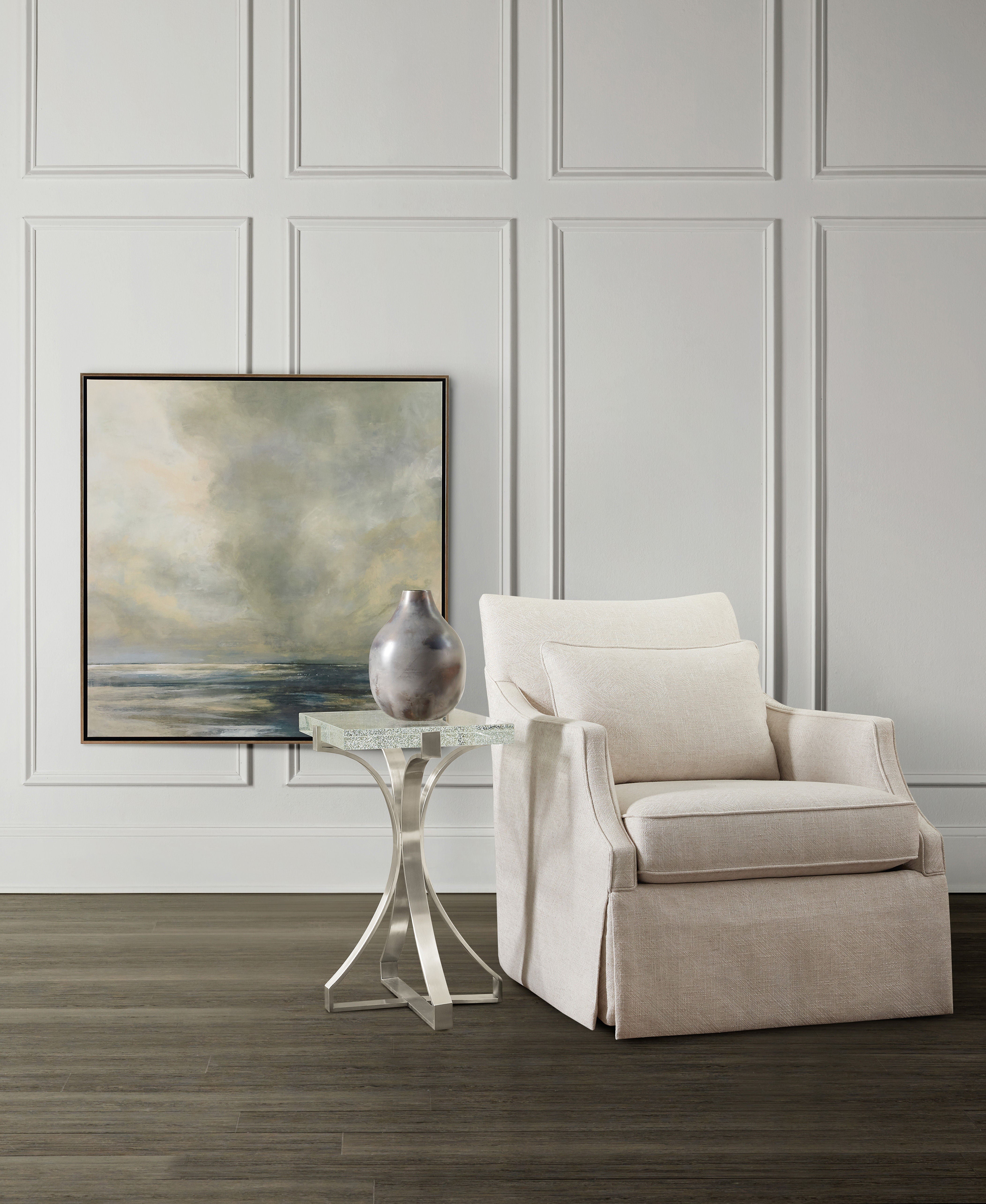 Hooker Furniture Living Room Bubble Glass Accent Table