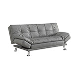 Coaster Dilleston Tufted Back Upholstered Sofa Bed Grey Model 500096