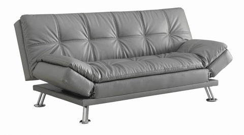 Coaster Dilleston Tufted Back Upholstered Sofa Bed Grey Model 500096