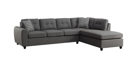 Coaster Stonenesse Tufted Sectional Grey Model 500413