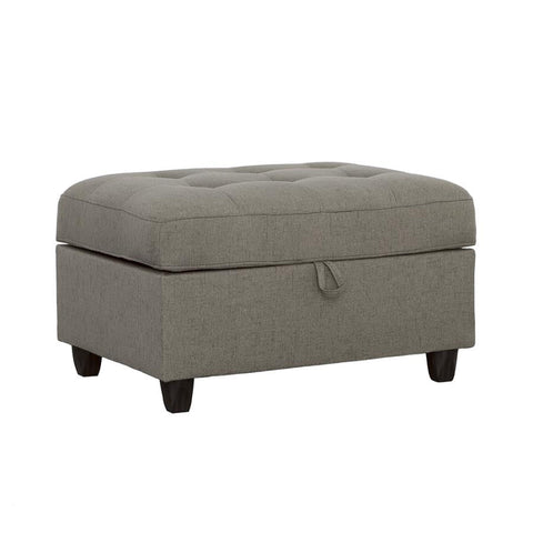 Coaster Stonenesse Tufted Storage Ottoman Grey Model 500414