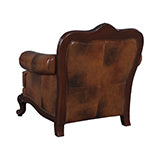 Coaster Victoria Rolled Arm Chair Tri-tone and Brown Model 500683