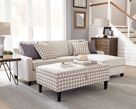 Coaster McLoughlin Upholstered Sectional Cream Model 501840