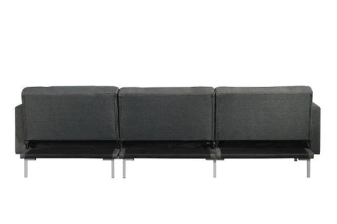 Duzzy Dark Gray Fabric Sectional Sofa Model 50485 By ACME Furniture