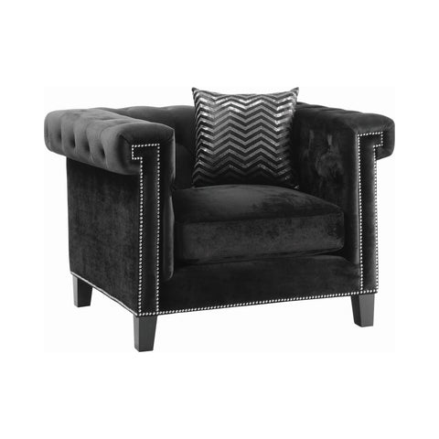 Coaster Reventlow Tufted Chair Black Model 505819