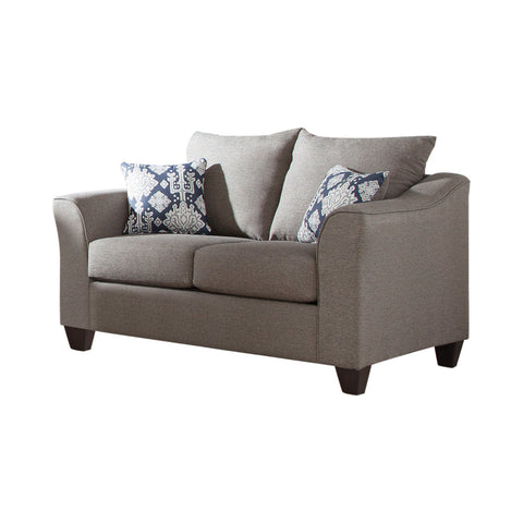 Coaster Salizar Flared Arm Loveseat Grey Model 506022
