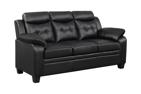 Coaster Finley Tufted Upholstered Sofa Black Model 506551
