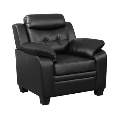 Coaster Finley Tufted Upholstered Sofa Black Model 506551