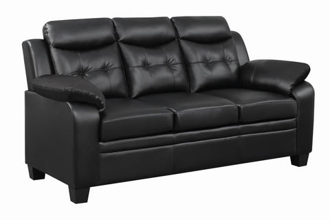 Coaster Finley Tufted Upholstered Sofa Black Model 506551