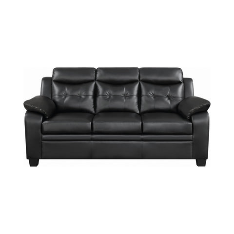 Coaster Finley Tufted Upholstered Sofa Black Model 506551