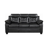 Coaster Finley Tufted Upholstered Sofa Black Model 506551