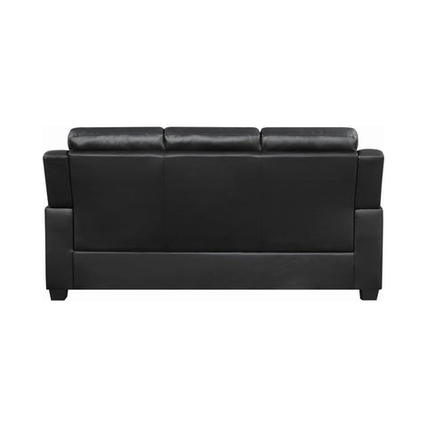 Coaster Finley Tufted Upholstered Sofa Black Model 506551
