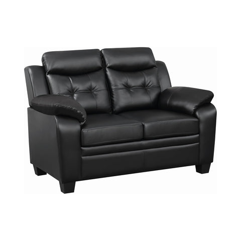 Coaster Finley Tufted Upholstered Loveseat Black Model 506552