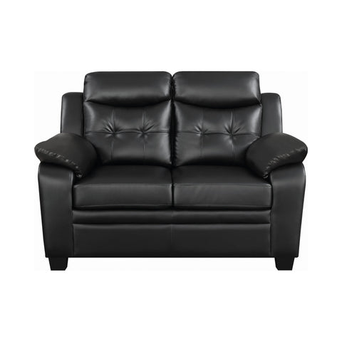 Coaster Finley Tufted Upholstered Loveseat Black Model 506552