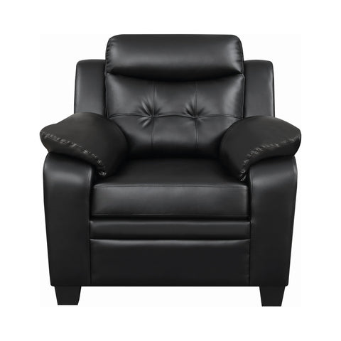 Coaster Finley Tufted Upholstered Chair Black Model 506553