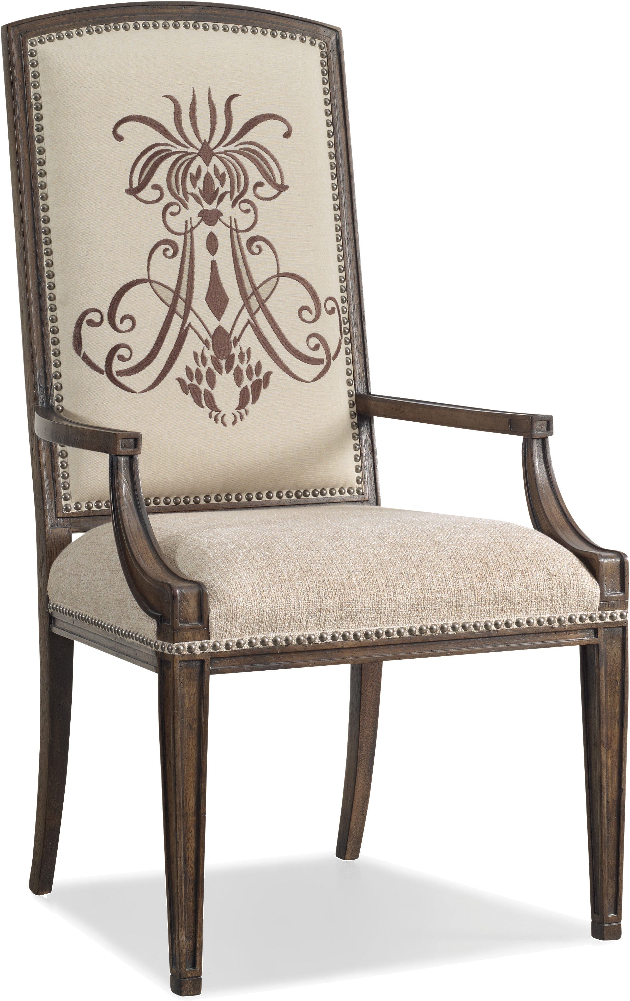 Hooker Furniture Casual Dining Rhapsody Insignia Arm Chair - 2 per carton/price ea