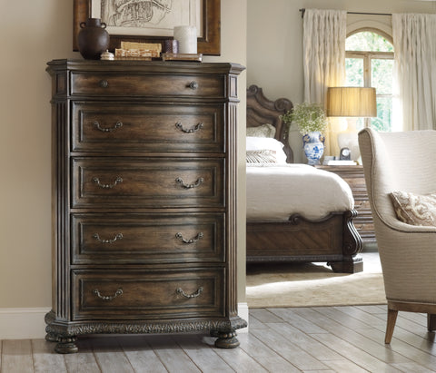 Hooker Furniture Bedroom Rhapsody Five Drawer Chest