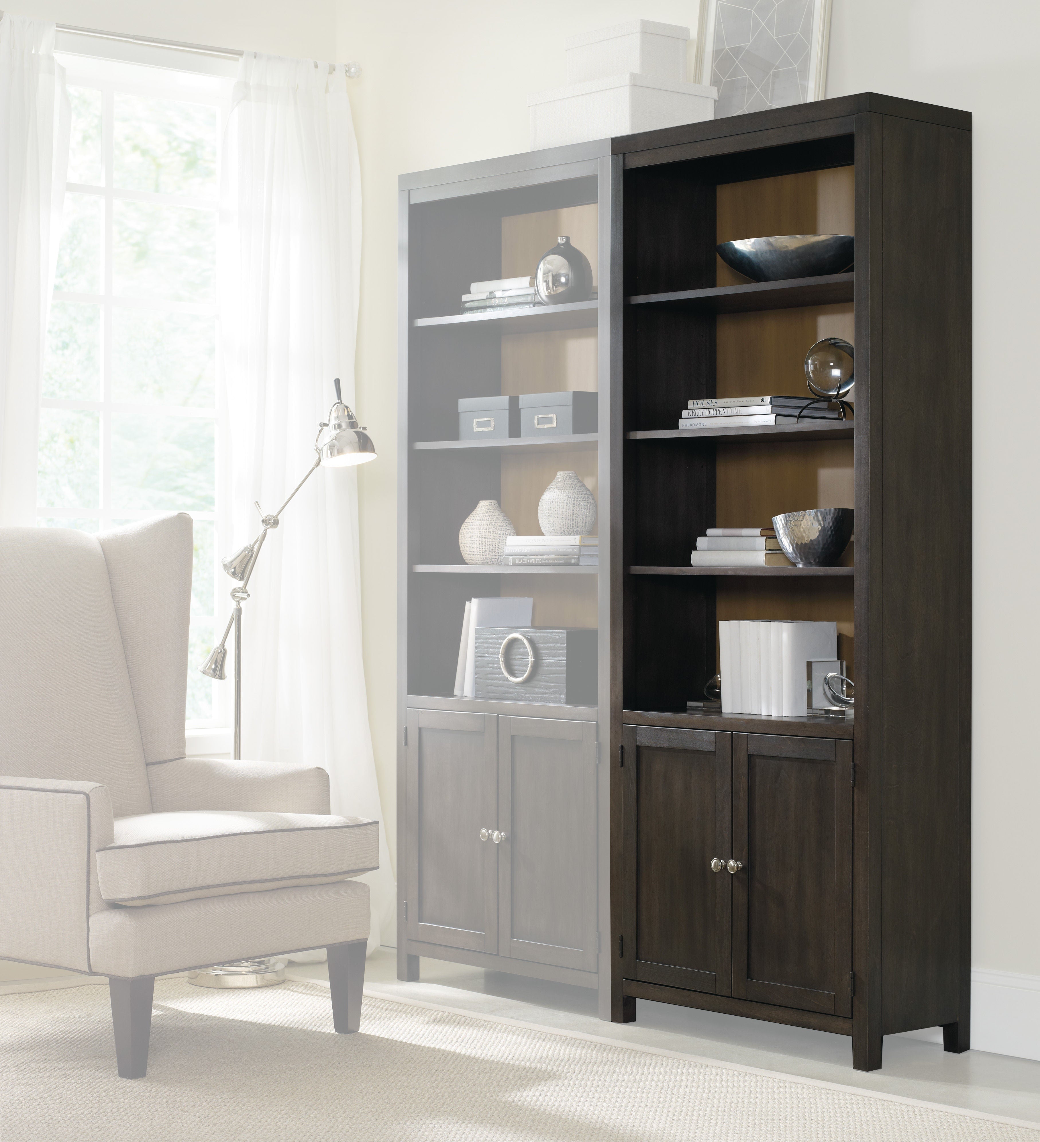 Hooker Furniture Home Office South Park Bunching Bookcase