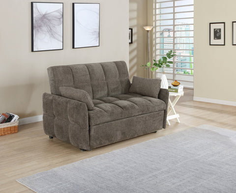 Coaster Cotswold Tufted Cushion Sleeper Sofa Bed Brown Model 508308