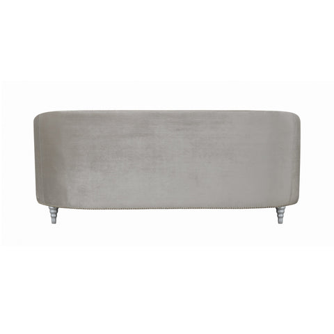 Coaster Avonlea Sloped Arm Tufted Sofa Grey Model 508461