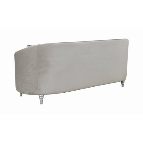 Coaster Avonlea Sloped Arm Tufted Sofa Grey Model 508461