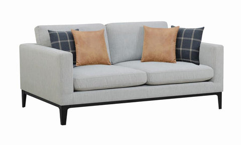 Coaster Apperson Cushioned Back Sofa Light Grey Model 508681