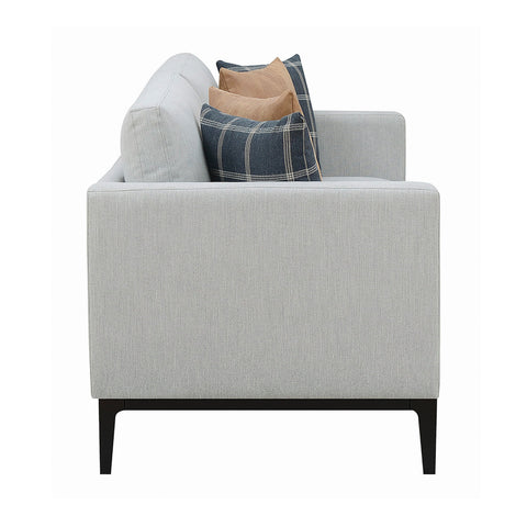 Coaster Apperson Cushioned Back Sofa Light Grey Model 508681