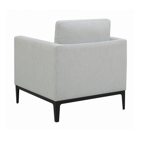 Coaster Apperson Cushioned Back Arm Chair Light Grey Model 508683
