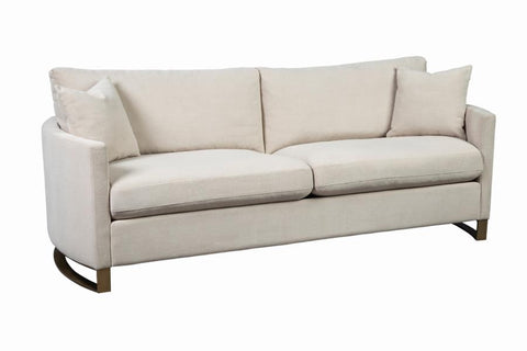 Coaster Corliss Upholstered Arched Arms Sofa Beige Model 508821
