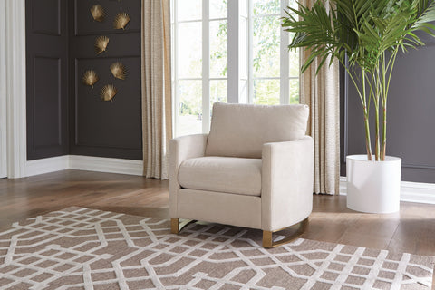Coaster Corliss Upholstered Arched Arms Chair Beige Model 508823