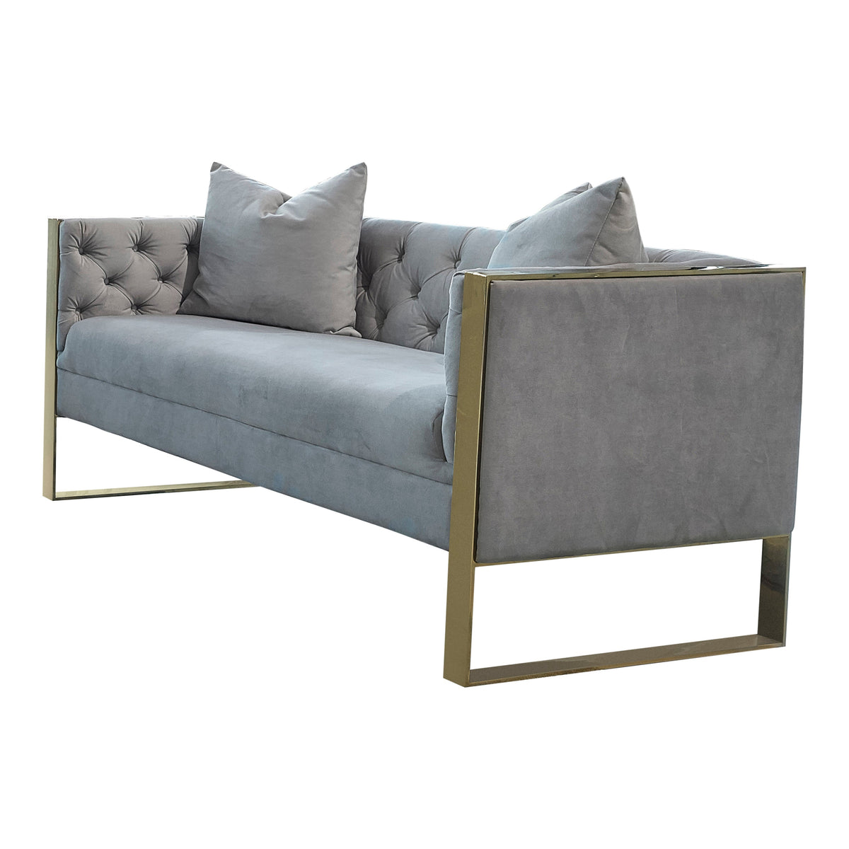 Coaster Eastbrook Tufted Back Loveseat Grey Model 509112