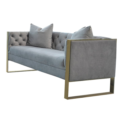 Coaster Eastbrook Tufted Back Loveseat Grey Model 509112