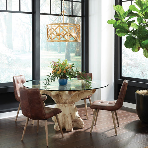 Classic Home Willow Dining Table 60" Natural Model 51000031