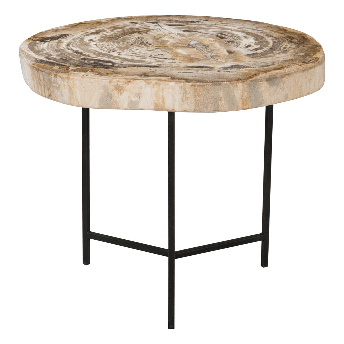Classic Home Riley Petrified Wood Accent Table Medium Model 51000044