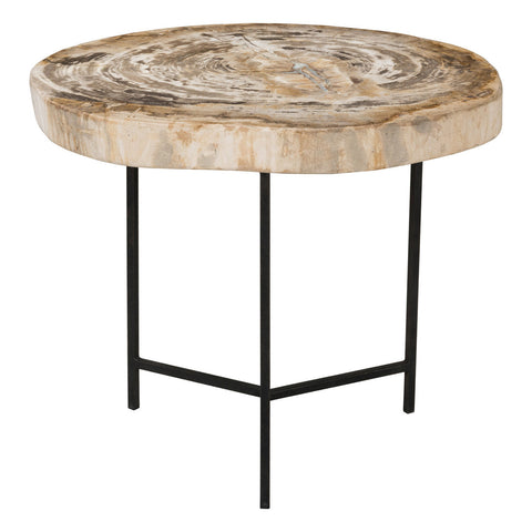 Classic Home Riley Petrified Wood Accent Table Medium Model 51000044