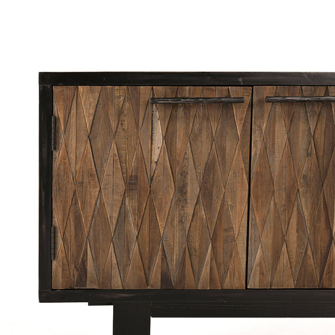 Classic Home Anton 2Dwr 4Dr Console Table Dark Model 51005290